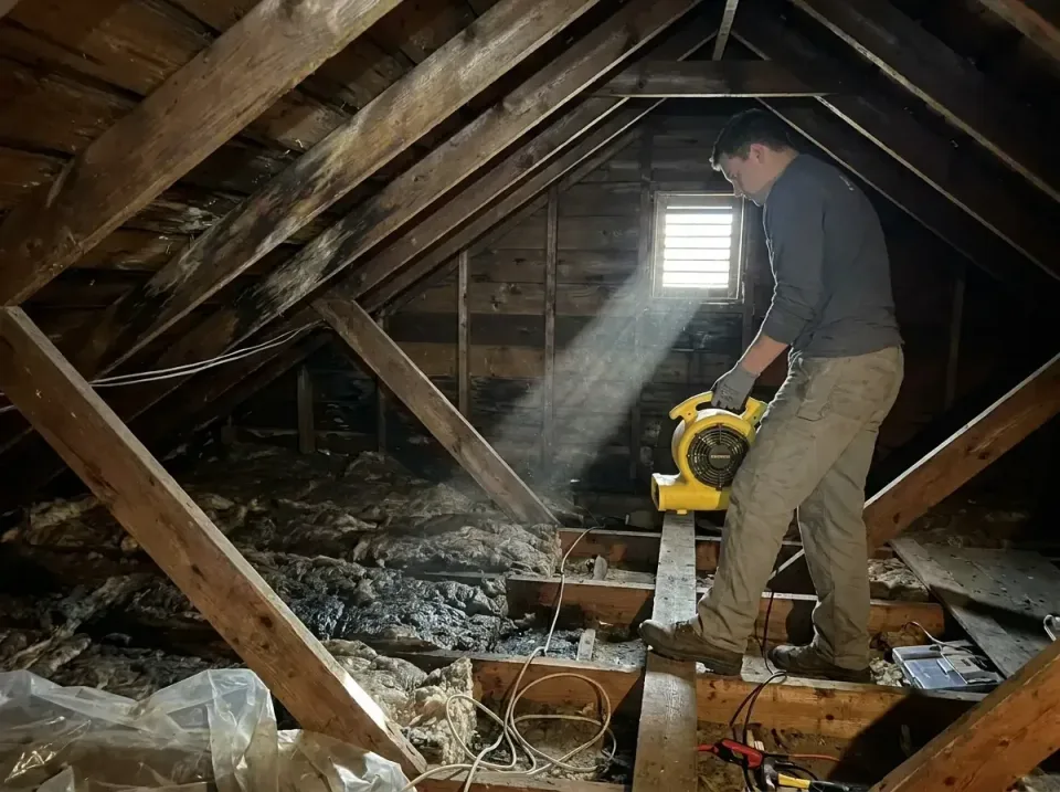 attic-water-damage-drying-proc-007 — frequently asked questions, Emergency Water Extraction & 24/7 Flood Response in Basking…